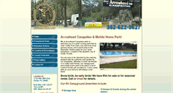 Desktop Screenshot of campsitesarrowhead.com